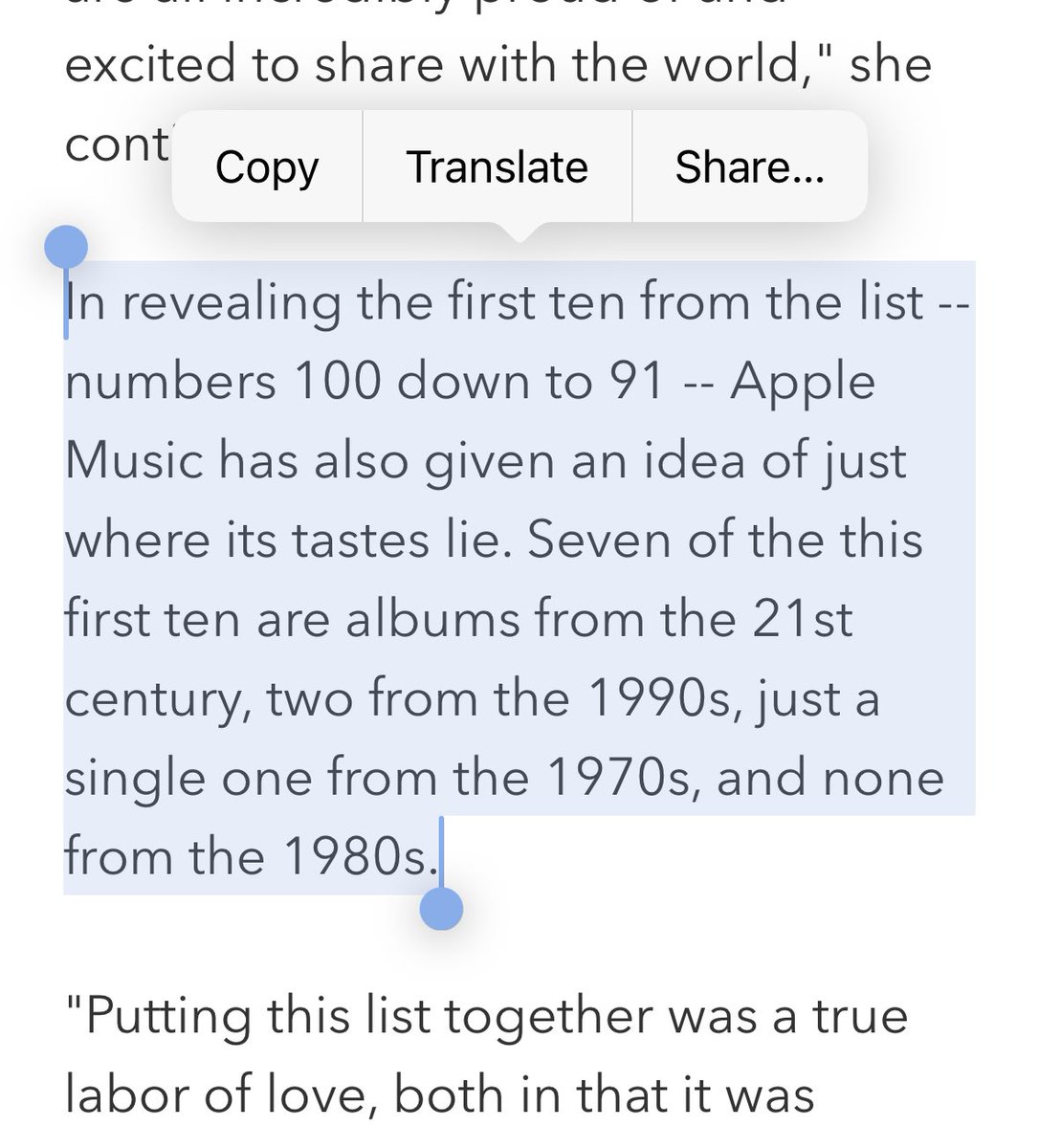 Apple Music releases list of best 100 albums and they might as well have just killed Steve Jobs again.