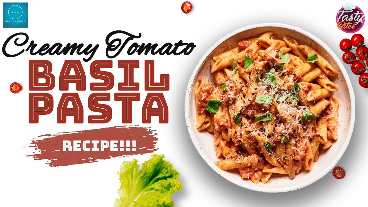 How to make Creamy Tomato Basil Pasta ... diningandcooking.com/1388866/how-to… #American #AmericanRecipes #BasicTomatoSpaghettiRecipe #CheeseWhiteSaucePasta #CreamyPastaRecipe #CreamyRedSaucePastaRecipe #CreamySchezwanPastaRecipe #CreamyTomatoBasilPastaRecipe #EasyPastaRecipes