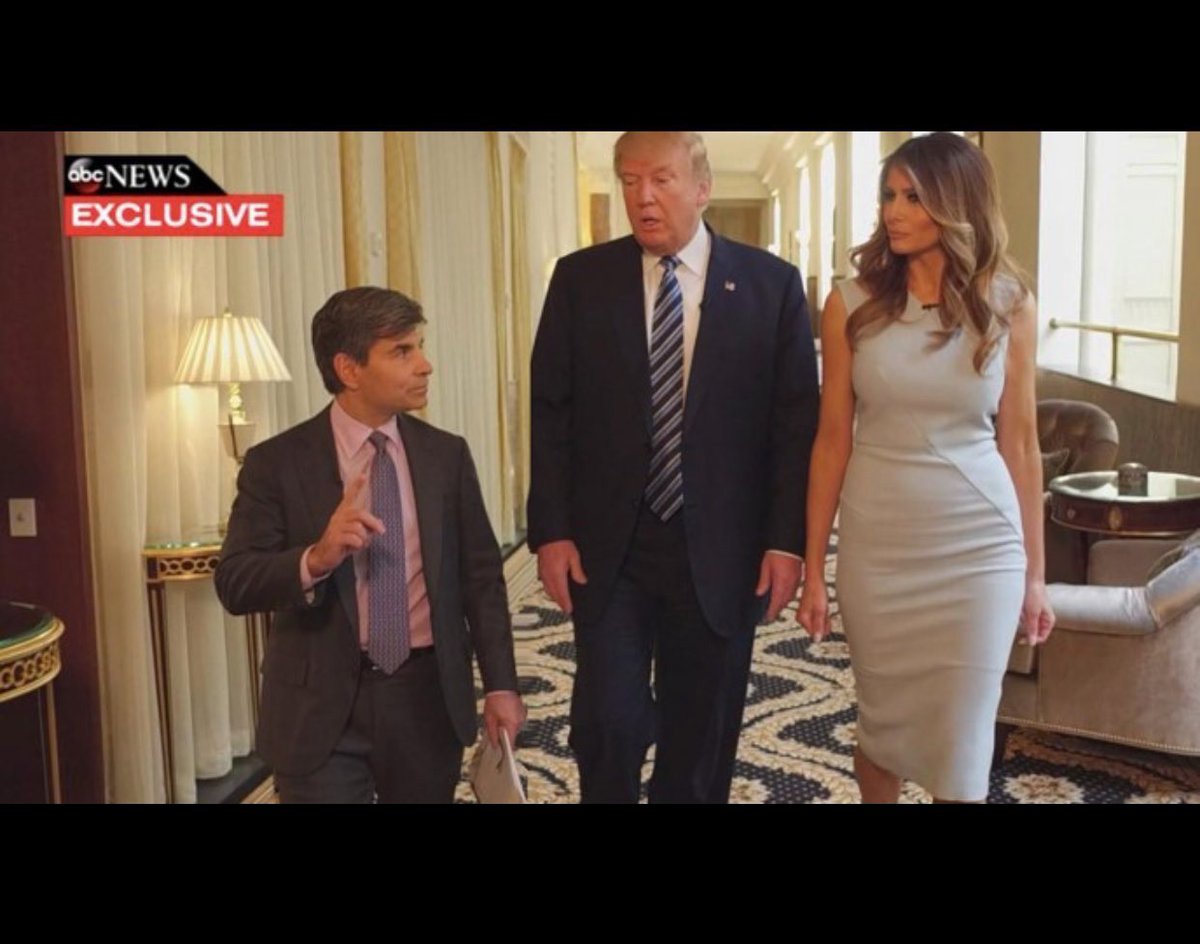 George Stephanopoulos is a hermaphroditic dwarf. @GStephanopoulos @theview @GMA @ABC #Trump