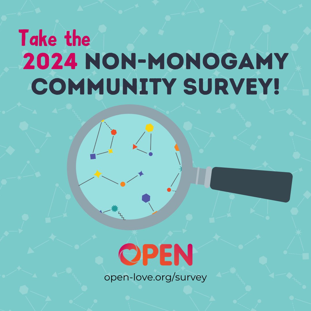 We're more than halfway to our goal of 4,000 survey responses. Are you one of them?

Take the 2024 Non-monogamy Community Survey now – and share it with your community to make sure their voice is heard!

openloveorg.typeform.com/to/sG2uEtzR#so…
