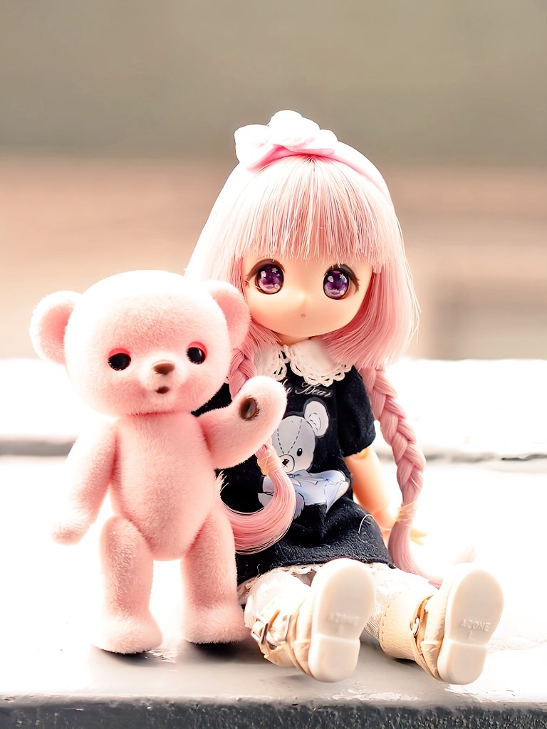 ベアーちゃんと一緒
#キャンディールル　#シュガーカップス　#アゾン　#azone 　#ハニーベア