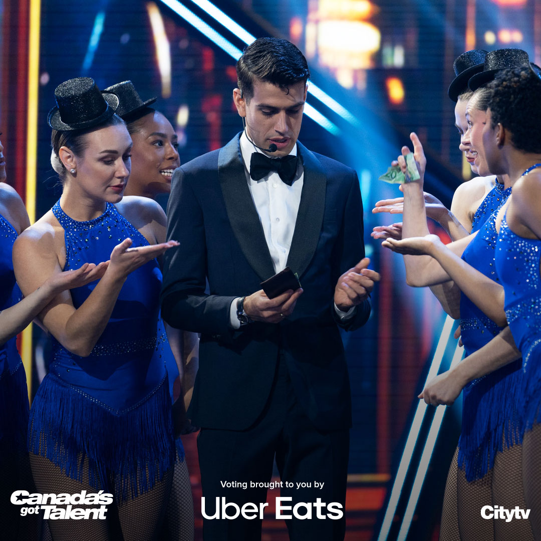 The #CGT Stage is where @markclearview's MAGIC happens 🪄 VOTE NOW if you want to see MARK win the ONE MILLION DOLLARS from @Rogers! VOTE for the WINNER! 🌟 Voting is open at Citytv.com/Vote link in bio - thanks to @UberEats!