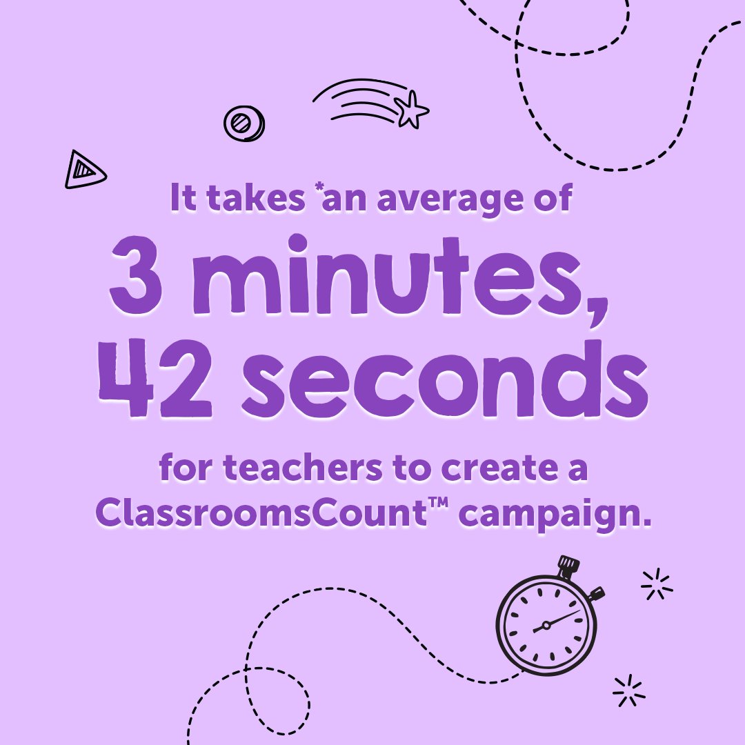 In just a few minutes, you can start generating funds to send every student home with a great book this summer ☀️ bit.ly/4bFn67r Start a #ClassroomsCount campaign today!