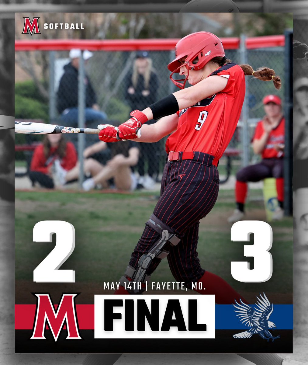 MACUAthletics (@macuathletics) on Twitter photo SB: <a href="/MACUsoftball/">MACU Softball</a> sees its phenomenal season come to a tough end on Tuesday as Dickinson State rallied in the top of the seventh to defeat MACU 3-2 in the NAIA Opening Round elimination game.
#MACUProud SB: <a href="/MACUsoftball/">MACU Softball</a> sees its phenomenal season come to a tough end on Tuesday as Dickinson State rallied in the top of the seventh to defeat MACU 3-2 in the NAIA Opening Round elimination game.
#MACUProud