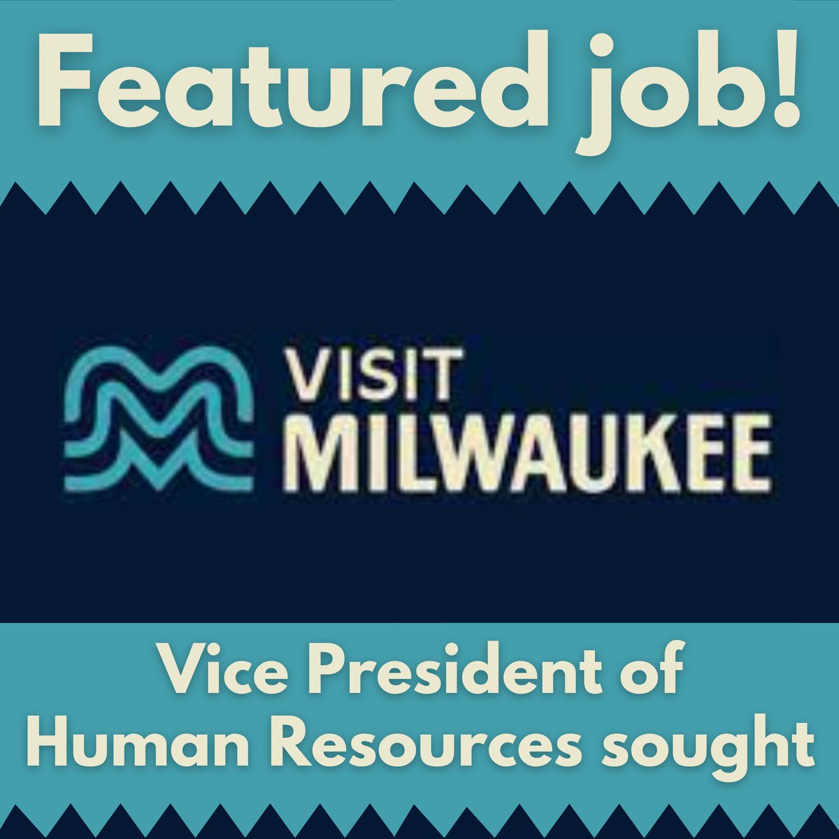Join @visitmilwaukee's team as their Vice President of Human Resources (learn more or apply ➡️ tinyurl.com/vmvphr) in #Milwaukee. Apply now for this important #job opening!

#NonprofitJobs #MKE #MKEjobs #MilwaukeeWI #HRjobs #HRcareers #NonprofitCareers #Wisconsin #WI #WIjobs