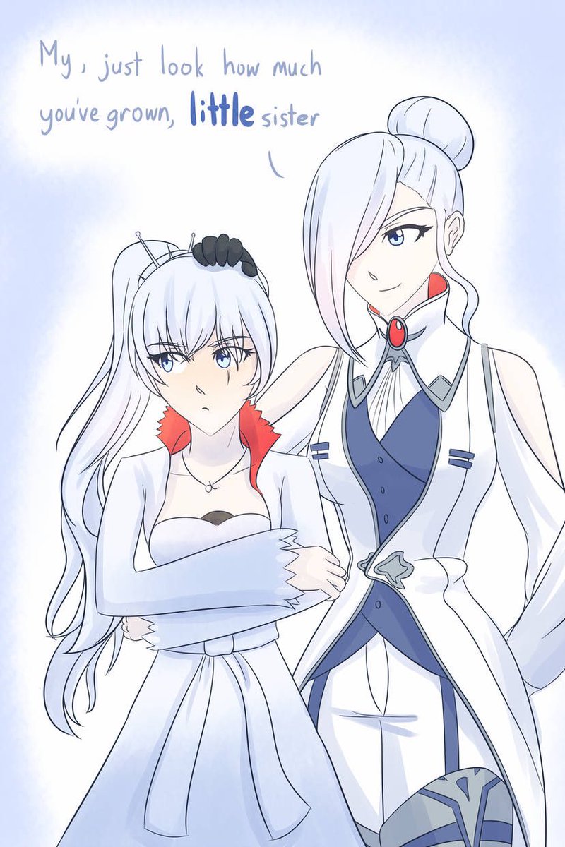 “Happy birthday to my dear little sister, Weiss.”