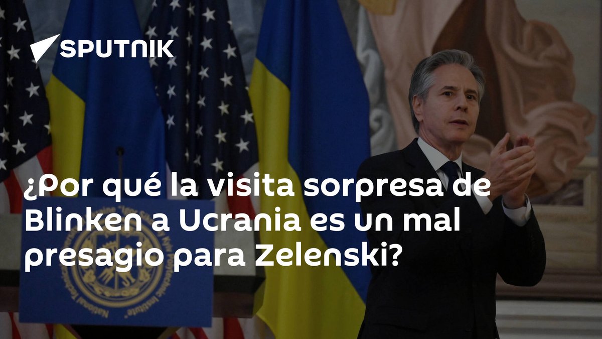 ¿Por qué la visita sorpresa de Blinken a #Ucrania es un mal presagio para Zelenski? latamnews.lat/20240515/por-q…
