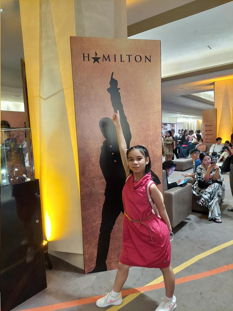 @HamiltonMusical My 11 y/o niece is a huge fan, blown away in Manila ⭐️ #Hamilkids #HamiltonInManila