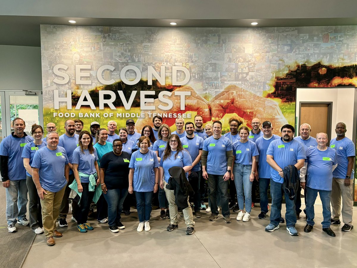 TVA team sorted and packed 14,000 pounds of food today @2HarvestMidTN. Enough to feed over 7,200 individuals! And we had a great time volunteering! Celebrating our 91st birthday week through community service! #CommunityService @TVAnews #publicpower