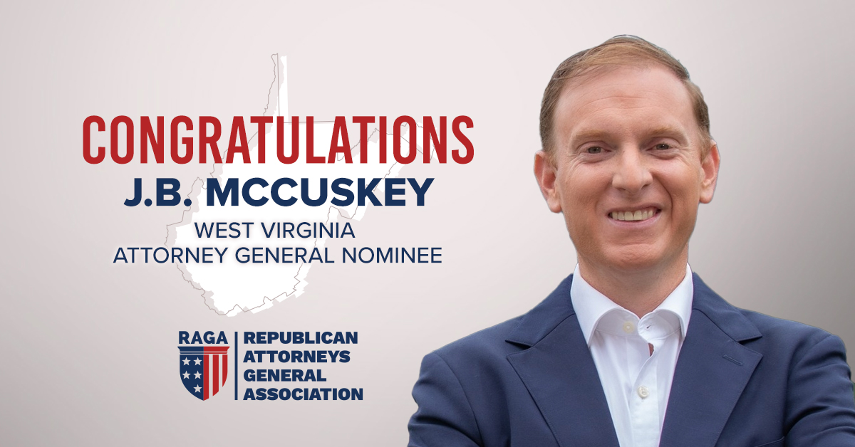 Congratulations to @McCuskeyforWV on today's victory in the Republican primary for Attorney General!