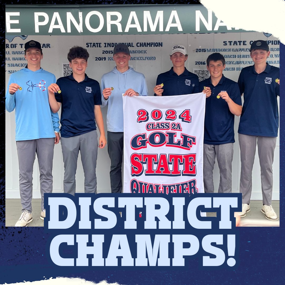 District Champs and On To State! State Golf is Monday and Tuesday in Ames!