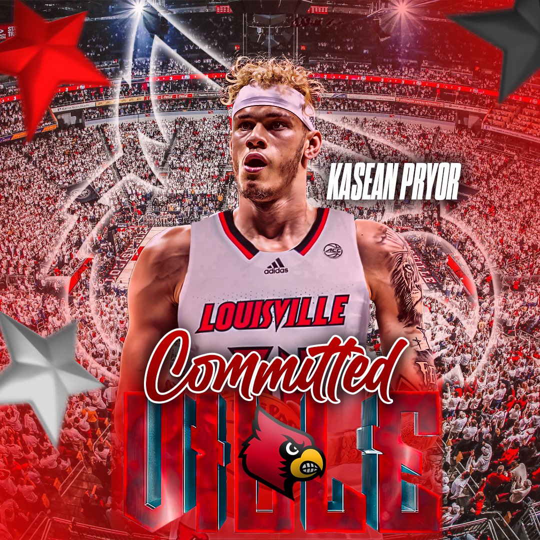 USF transfer Kasean Pryor Committed to Louisville! The 6-11 forward averaged 13.0 points and 7.9 rebounds! He chose Louisville over St. John’s and Arkansas! This is a massive pickup for PK and the cards! #GoCards‼️ #ReviVILLE🔥
