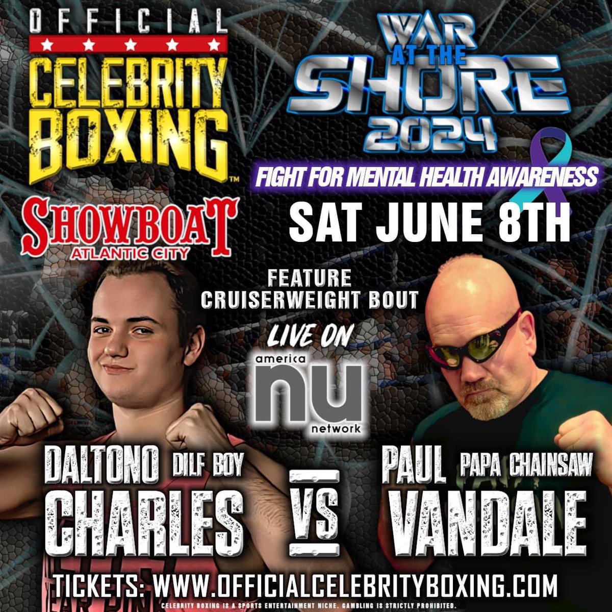 Big fight coming up June 8th Showboat Celebrity Boxing Atlantic City NJ