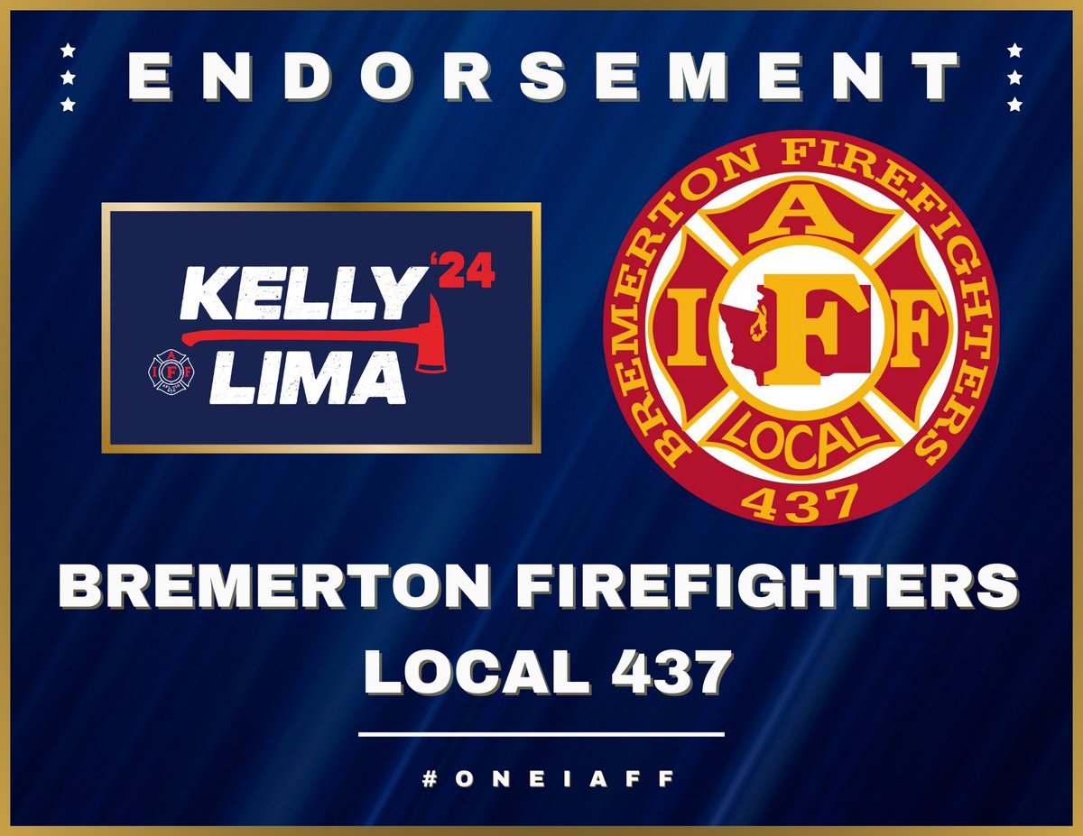 Thank you brothers and sisters in Washington with Bremerton Firefighters Local 437! #OneIAFF