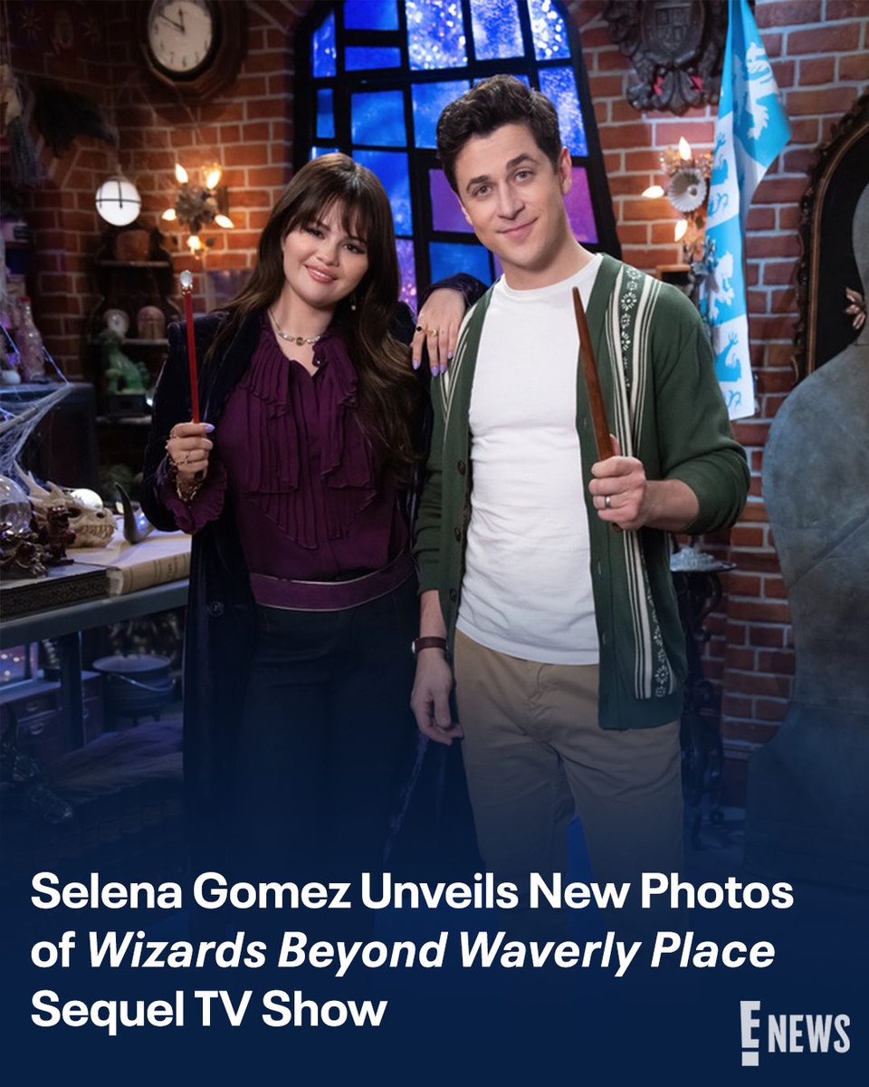 🔗: enews.visitlink.me/7WHJqS
Wands at the ready, we're going beyond Waverly Place. Selena Gomez unveils new set photos from the sequel at the link. (📷: Disney)