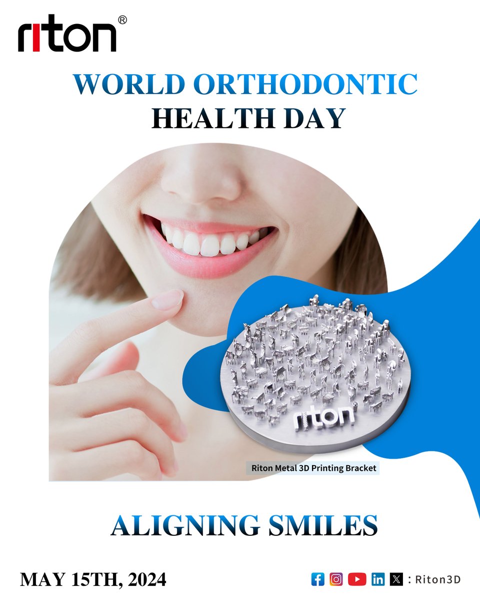 From crooked to cool, WOHD's rule!😁

#WorldOrthodonticHealthDay2024 #Riton3D #3Dprinting #3Dprinter #DigitalDentistry #AdditiveManufacturing
