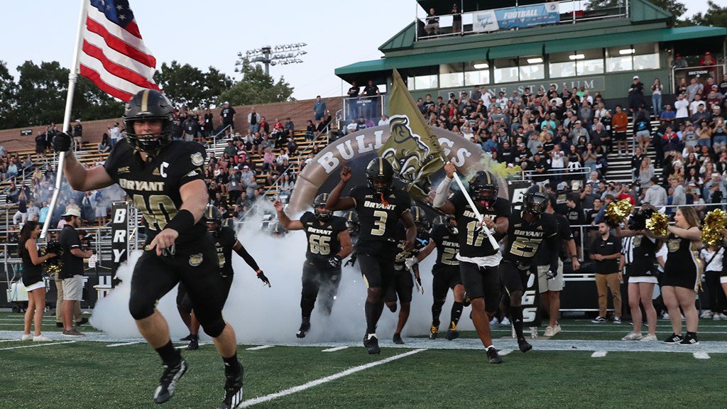 After a great talk with @CoachP_Irish90 the other day I’m blessed to have received an offer from @BryantUFootball #AGTG