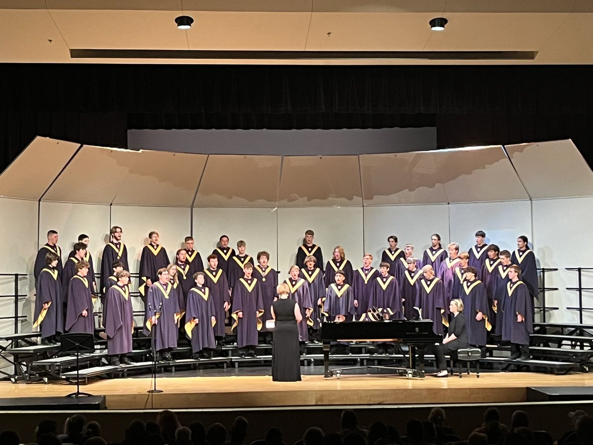Congratulations to the 7/8 and high school choirs on an outstanding concert tonight! #NevadaCubPride