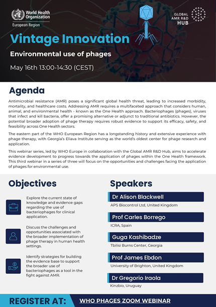 ASM WA (@asm_wa_branch) on Twitter photo Interested in #phages?
Check out the <a href="/WHO/">World Health Organization (WHO)</a> webinar about the environmental use of phages and register below!
🗓️May 16th
🕖7 pm AWST
📍 Online
More info: who.zoom.us/webinar/regist… Interested in #phages?
Check out the <a href="/WHO/">World Health Organization (WHO)</a> webinar about the environmental use of phages and register below!
🗓️May 16th
🕖7 pm AWST
📍 Online
More info: who.zoom.us/webinar/regist…