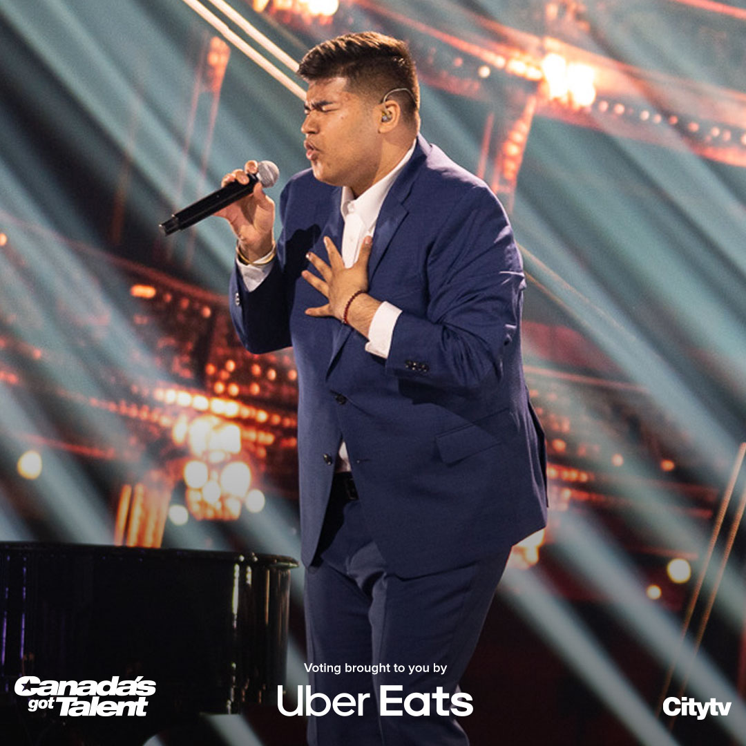 Eshan Sobti just put a BRAND NEW spin on a pop hit ⚡️ VOTE NOW if you want to see ESHAN win the ONE MILLION DOLLARS from @Rogers! VOTE for the WINNER! 🌟 Voting is open at Citytv.com/Vote link in bio - thanks to @UberEats! #CanadasGotTalent #CGT