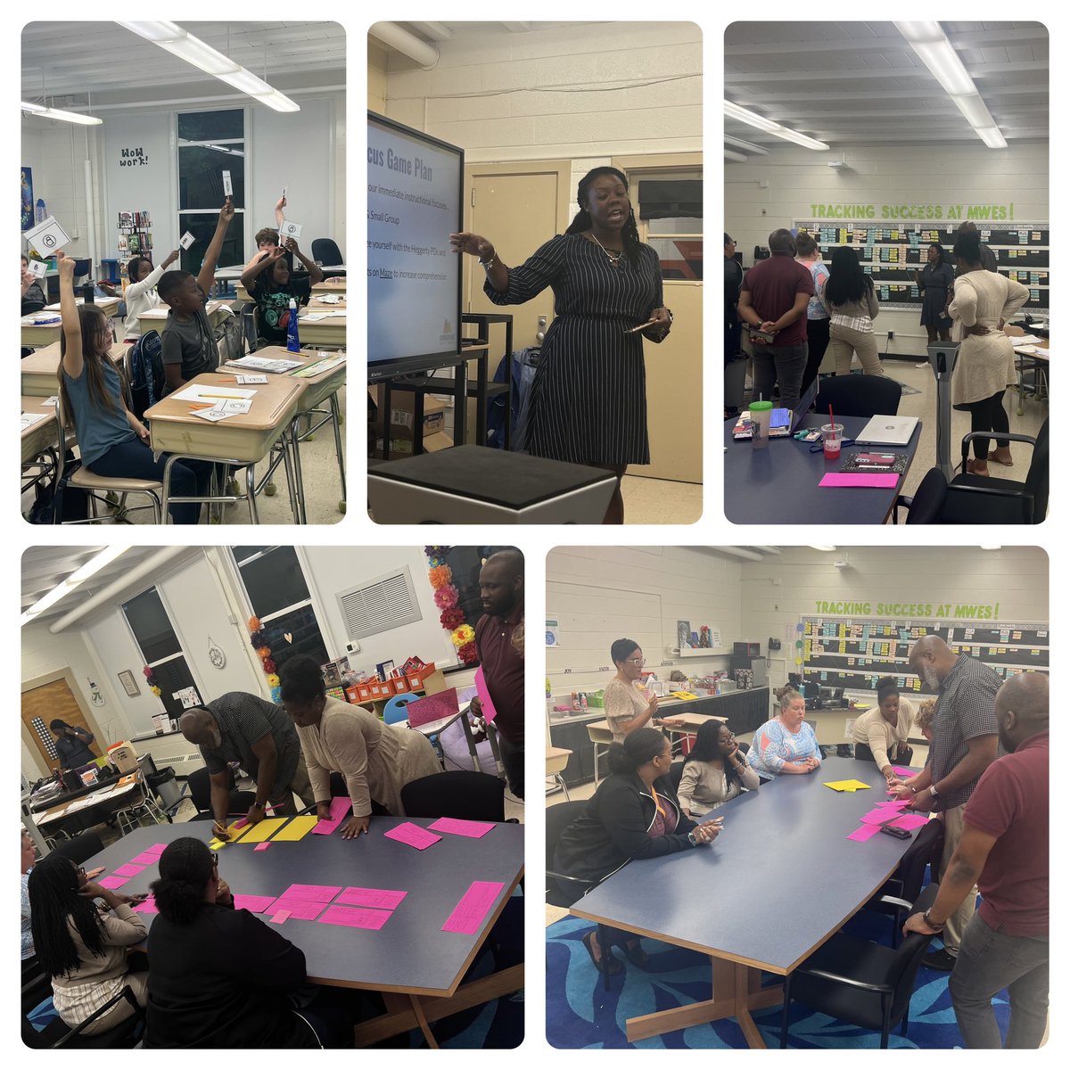 I can not even tell you how excited I was to be able to attend todays data discussion at @MWEStigers. The intentional data talks, and classroom groupings were ahhhhh-mazing!! Such a rockstar leadership team!! @taimonge