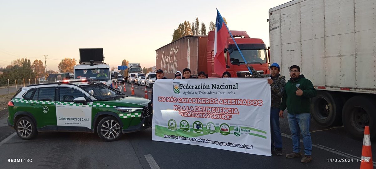 EL PARO POR LA SEGURIDAD ES INDEFINIDO....APOYEMOS A LOS CAMIONEROS