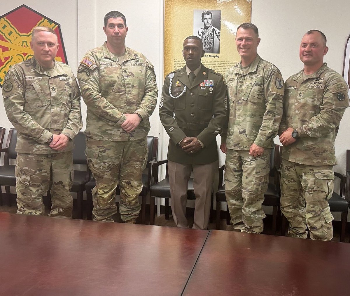 Today we want to highlight the newest member of the Sergeant Audie Murphy Club, 1SG Beasley (Cobra 12A). Congratulations and well deserved! Best In The Desert! #BITD 🐍🐍#SAMC