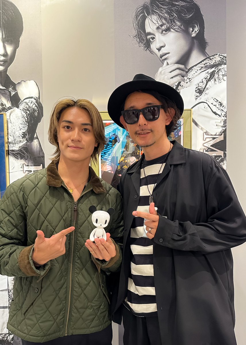 ボクが今回描かせてもらったSKEETこと砂田将宏くんに内覧会でお会い