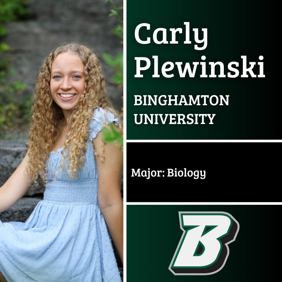 Congratulations to @CHS_Devils’ Carly Plewinski on her commitment to @binghamtonu! #ClarenceProud @ClarStuCo @ClarenceCsd @ClarenceMiddle @goledgeview