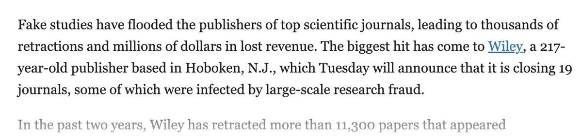 I think this is a legitimately big story that will not get sufficient attention. People like hearing about silly social science or humanities research, because it confirms their prejudices, but they’re not prepared to accept how much fraud there is in science proper.