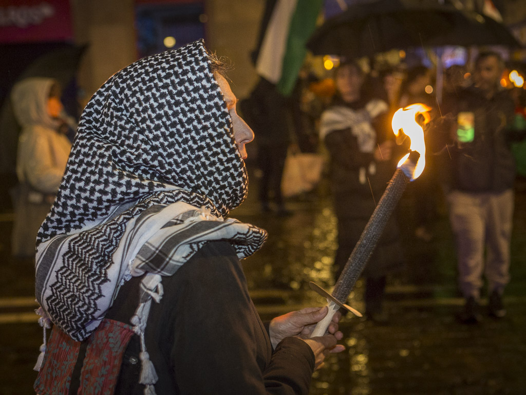 [ARGAZKIAK] Manifestación silenciosa en Iruñea a favor de #Palestina y en recuerdo de la #Nakba1948 . ekinklik.org/es/ultimas-cob… #FreePalestine #PalestinaAskatu #GazaGenocide‌