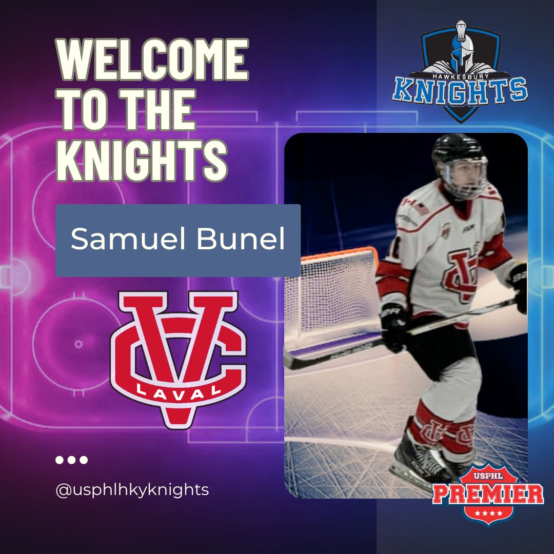Samuel is another solid two way player addition to the Knights. At 6’3” 200lbs  he brings a presences when ever he steps on the ice and put up solid numebers last season with Vikings VC Hockey Club/  eliteprospects.com/player/737013/……

@USPHL #jrhockey