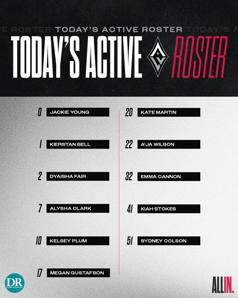 Aces Assemble ♦️♠️ Presented by @DesertRadiology // #ALLINLV