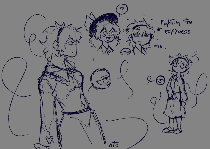 Satori doodles idk

#touhou 