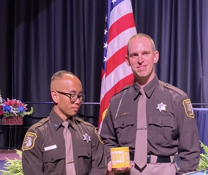 #SundayTODAY
Recent graduates of the Kirtland College (Michigan) police academy:  Sam (Stalter) &amp; Lonnie (Day) are now serving as Sheriff's Deputies for Osceola County (MI).
