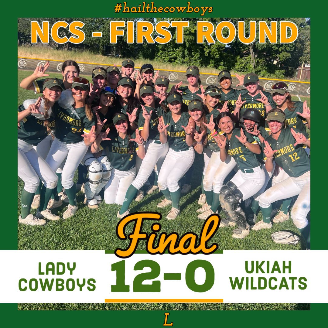 LADY COWBOYS TAKE THE W IN THE FIRST ROUND OF NCS CHAMPIONSHIPS!! 💛💚 #cowpride #hailthecowboys 🐎