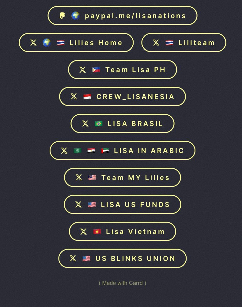 We now have 11 fundraisers for LS2—10 from Lisa fanbases and 1 from USBU. We are working to open more local fundraisers in other countries, but please understand that it's not easy to take on this responsibility. We can’t just trust anyone, and the task itself is challenging.…