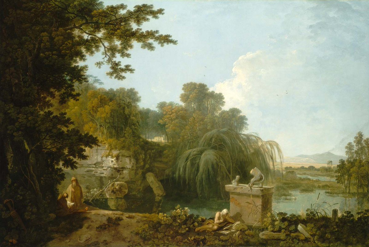 🎨 #RichardWilson, Welsh landscape painter, #DOTD 15 May 1782. #Art #Painting