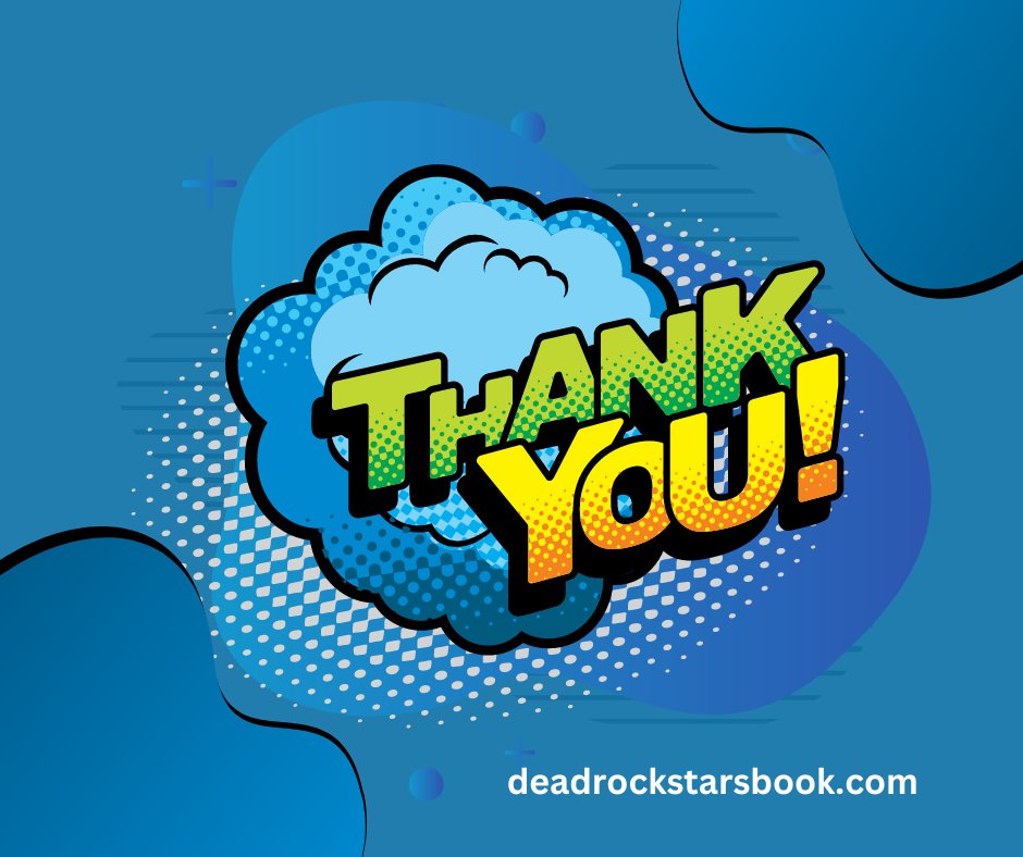 Six months ago The Dead Rock Stars came out! Thank you to everyone who has supported us and helped our dream become a reality. We've only just begun!
Get your copy today at deadrockstarsbook.com
#deadrockstarsbook