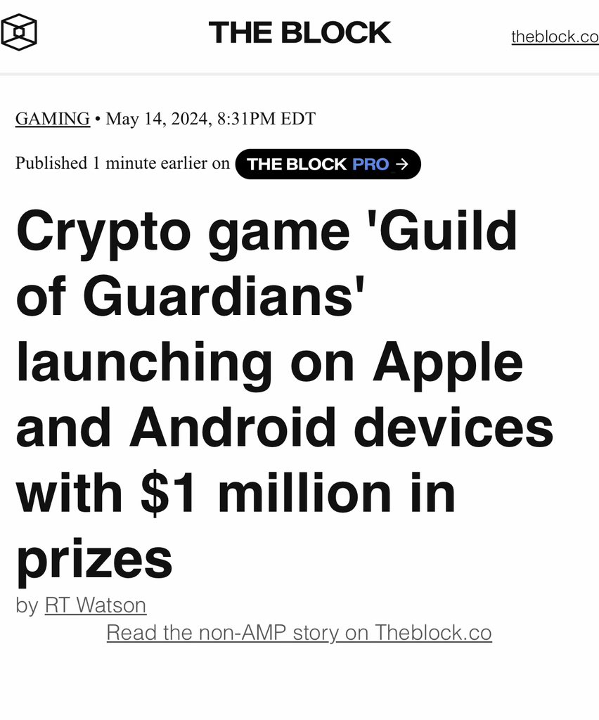 Robbie Ferguson | Immutable (@0xferg) on Twitter photo After 2+ years in development, <a href="/GuildOfGuardian/">GuildOfGuardians</a> launches TODAY 🎉🎉
A huge shoutout to <a href="/BathalaX/">G. Justin Hulog</a> <a href="/ChrisClayPlays/">ChrisClay🅧🇦🇺</a> and the many, many more who have brought this to life.
Live on App Store and Google Play. What are you waiting for?
LFGOG. After 2+ years in development, <a href="/GuildOfGuardian/">GuildOfGuardians</a> launches TODAY 🎉🎉
A huge shoutout to <a href="/BathalaX/">G. Justin Hulog</a> <a href="/ChrisClayPlays/">ChrisClay🅧🇦🇺</a> and the many, many more who have brought this to life.
Live on App Store and Google Play. What are you waiting for?
LFGOG.