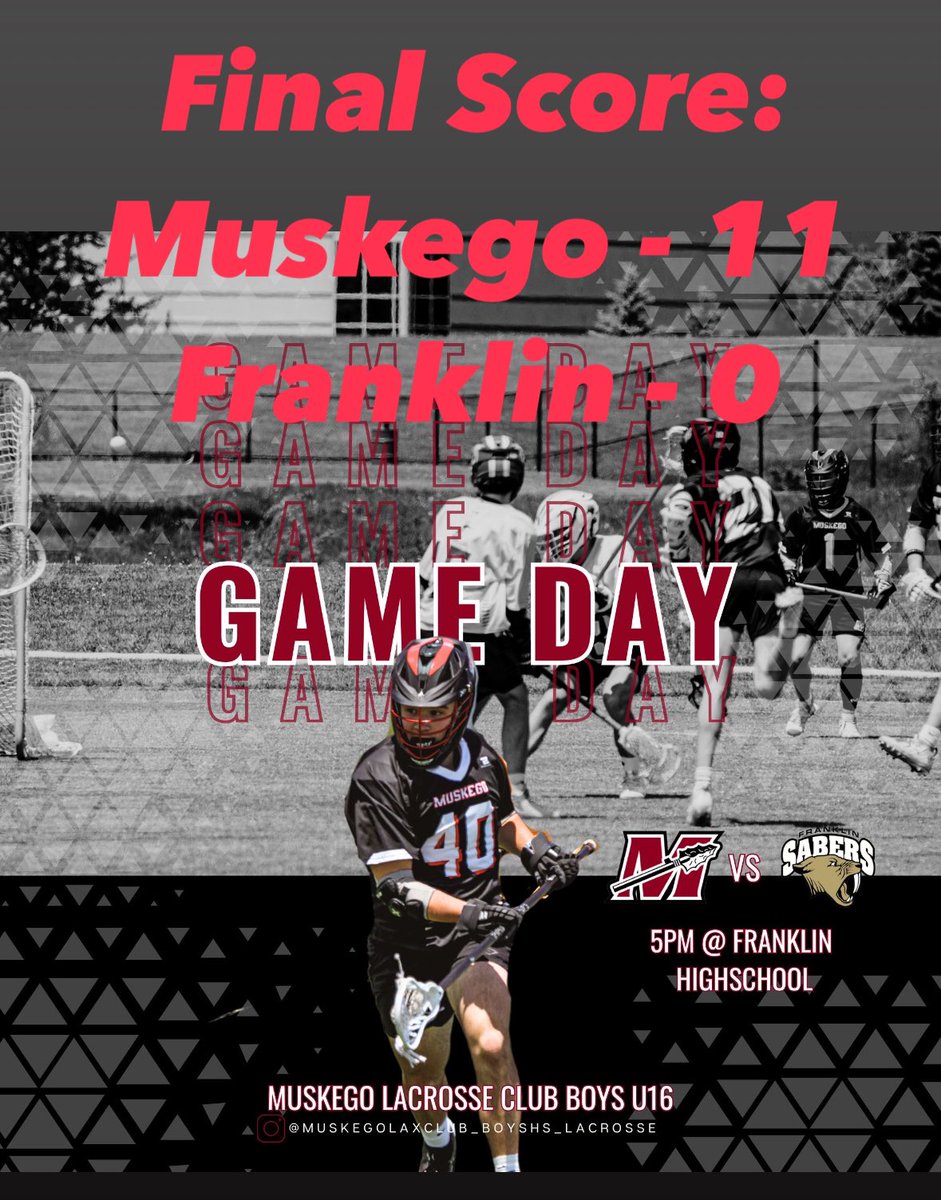 Muskego Lacrosse Club (@MuskegoLax) on Twitter photo 2024-05-15 01:29:16