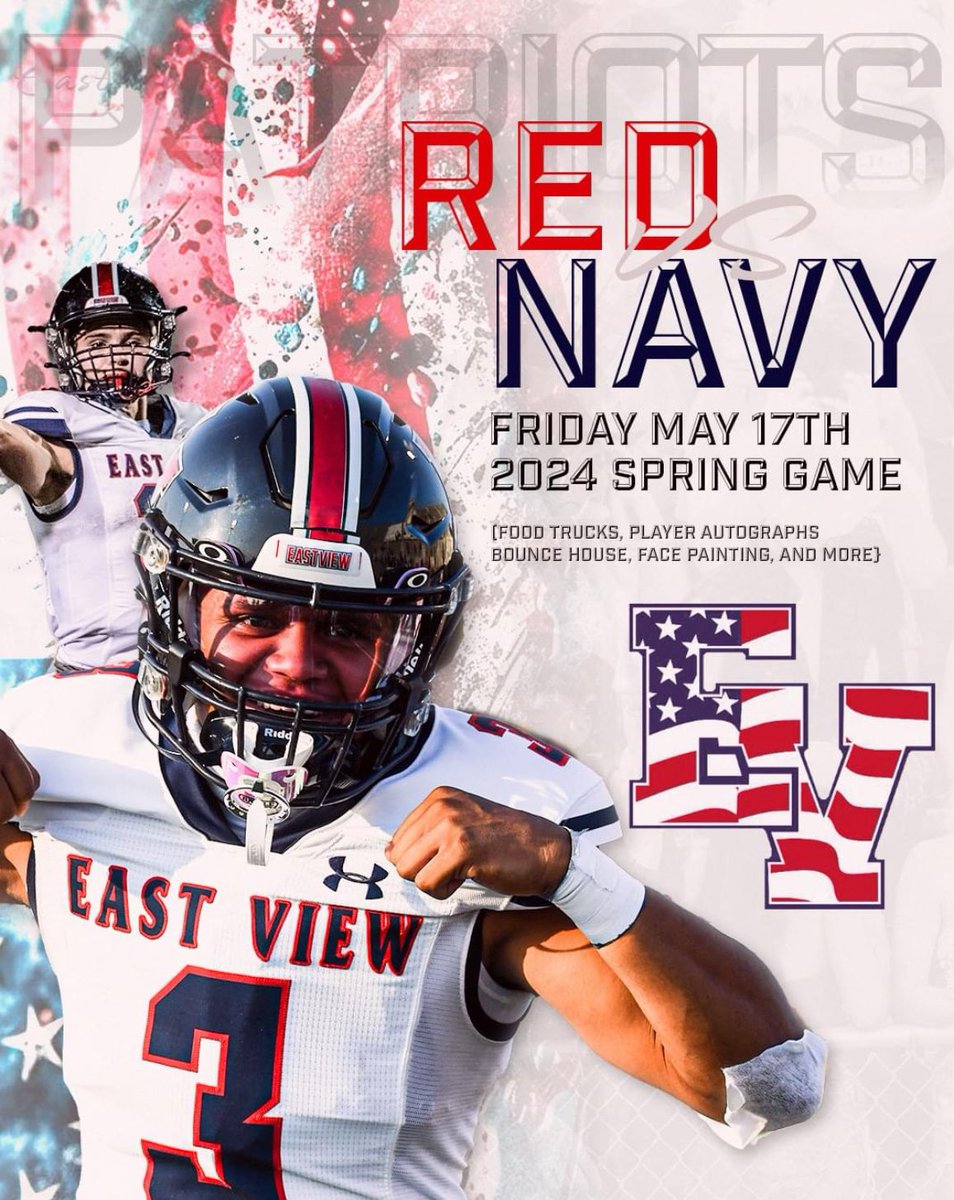 The teams and staffs are set. I like the last week of spring ball. As a head coach I take a step back and let the staff run it all. Let them grow, learn, plan, succeed, fail and more. Go Red. Go Navy. Go Patriots.