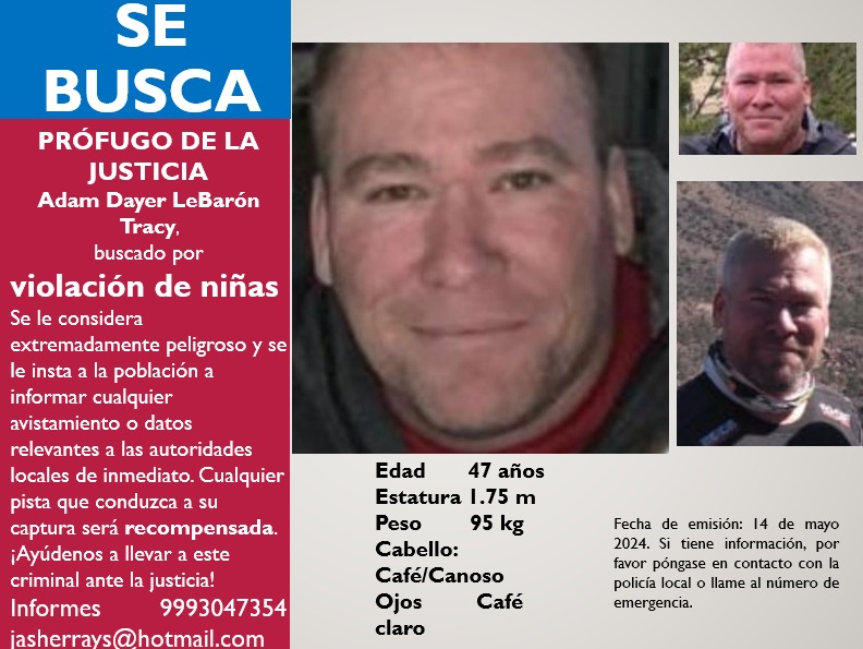 ¡Se busca! es una persona que abusó de niñas de la comunidad, está gente es peligroso que ande libre, dañando vidas. Pero somos más los mexicanos solidarios, por favor, compartan y si llegaran a tener alguna información, sería de mucha utilidad. Familias enteras buscan justicia.