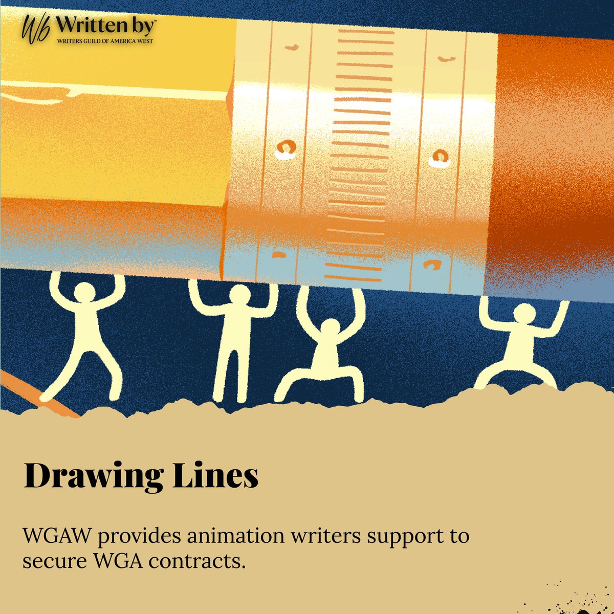 “I think this is worth drawing a line in the sand,” Bob-Waksberg says. “I think it is worth it for most of our members to walk away from bad deals, and I think not getting WGA coverage is a bad deal.” Read the full story: writtenby.com/guild-industry…. #WrittenBy