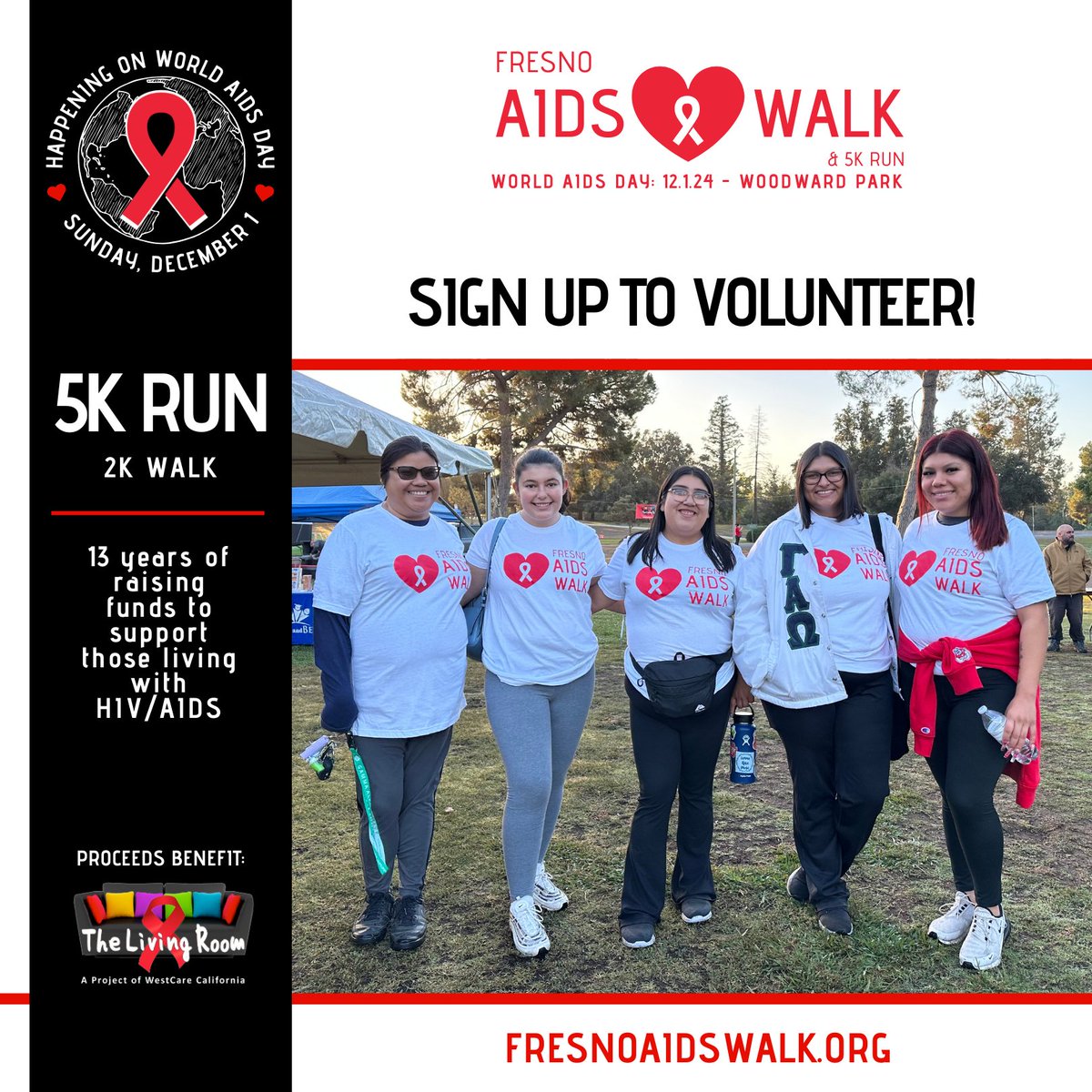 Looking for a volunteer opportunity to support your local community? This #WorldAIDSday, become a volunteer with us! Sign up today: westcare.link/fresnoaidswalk….

#volunteering #volunteer #volunteers #charity #community #nonprofit #giveback