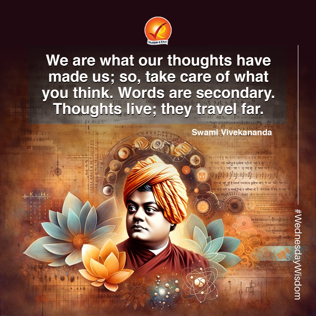 We are what our thoughts have made us; so, take care of what you think. Words are secondary. Thoughts live; they travel far.

#WednesdayWisdom 💡 |  #wellnesswednesday #motivationday #motivation #motivationeveryday #wisdom #wisdomquotes #wordsofwisdom #happiness #inspiration