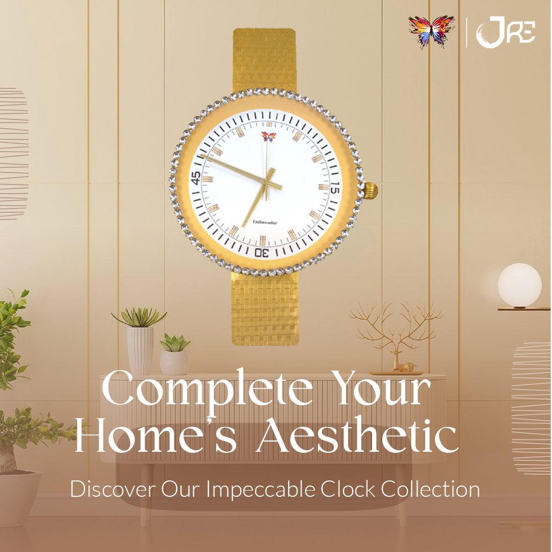 Complete the aesthetic of your home with our luxurious clock collection. Find the perfect blend of function and style for your space. Explore our range today and add a timeless touch to every room.

#Clocks #wallclock #interiordesigners #artisticwallclock #clockwork #clockedout