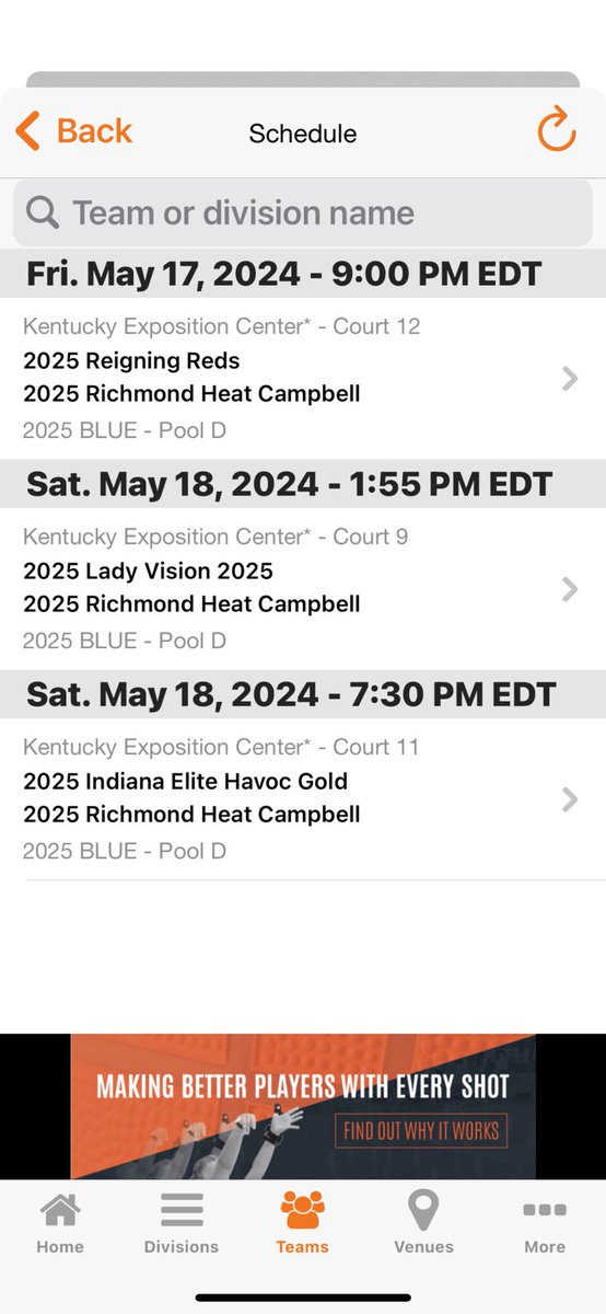Come see Richmond Heat in Louisville this weekend!