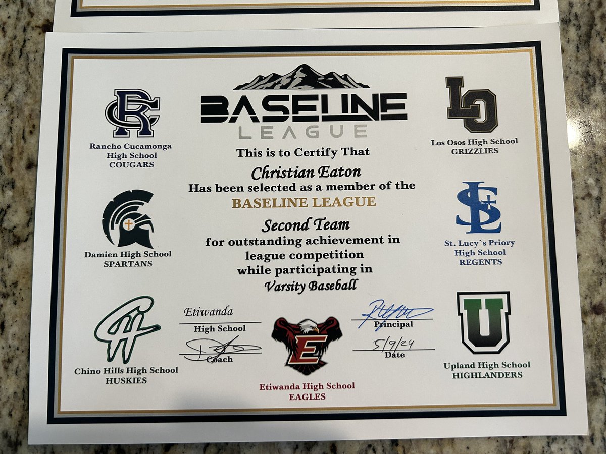 Christian (@chris_eaton09) on Twitter photo Honored to make All Baseline League 2nd team. Now back to work. <a href="/Etiwandabasebll/">Etiwanda Baseball</a> <a href="/GBGbaseballUSA/">GBG Baseball USA</a> <a href="/NitroRecruits/">Nitro Recruiting Group ⚾️</a> <a href="/mbergandi/">Matt Bergandi</a> Honored to make All Baseline League 2nd team. Now back to work. <a href="/Etiwandabasebll/">Etiwanda Baseball</a> <a href="/GBGbaseballUSA/">GBG Baseball USA</a> <a href="/NitroRecruits/">Nitro Recruiting Group ⚾️</a> <a href="/mbergandi/">Matt Bergandi</a>