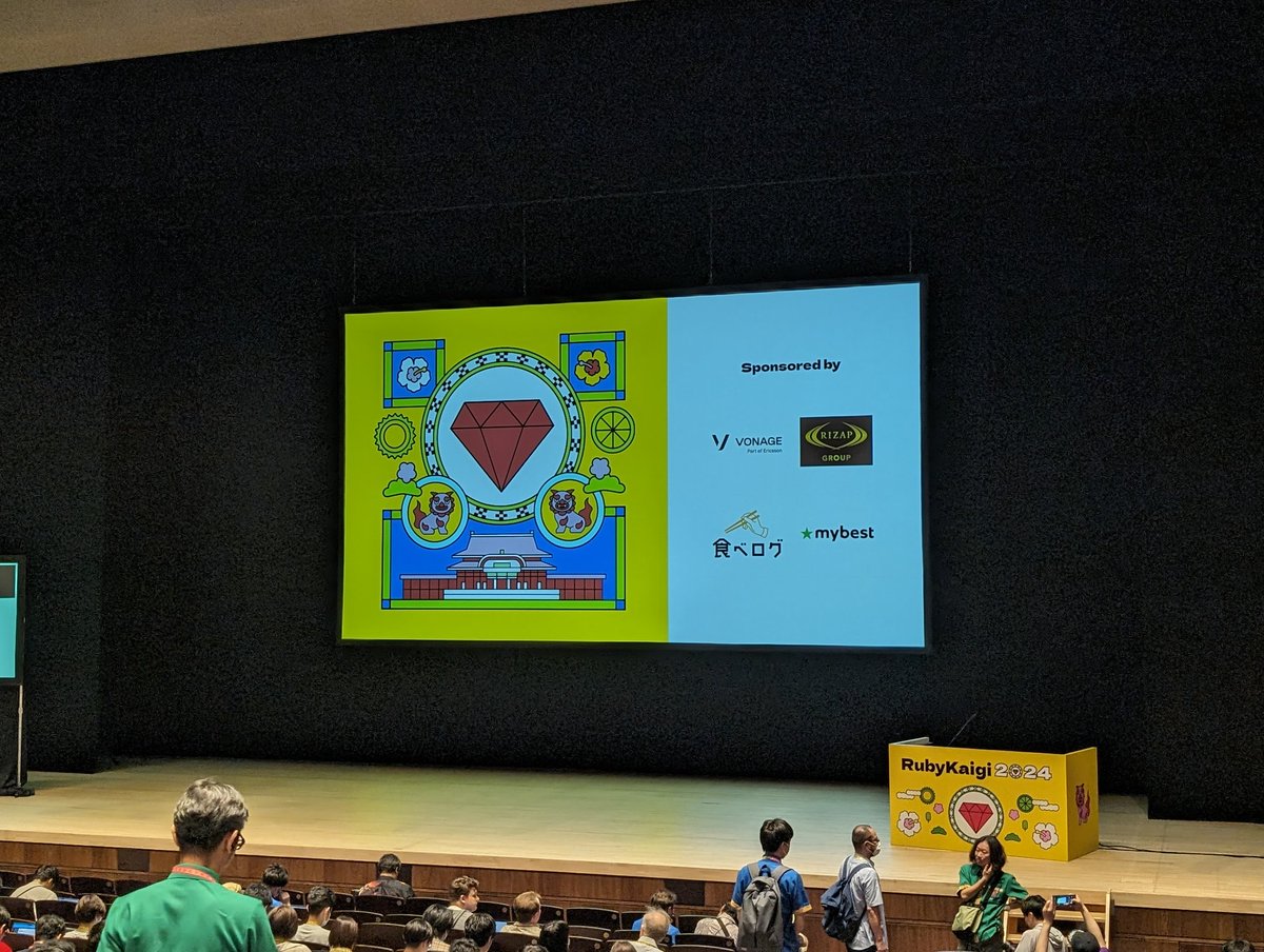 kazumax1218's tweet image. 間もなく！ #RubyKaigi #rubykaigi2024